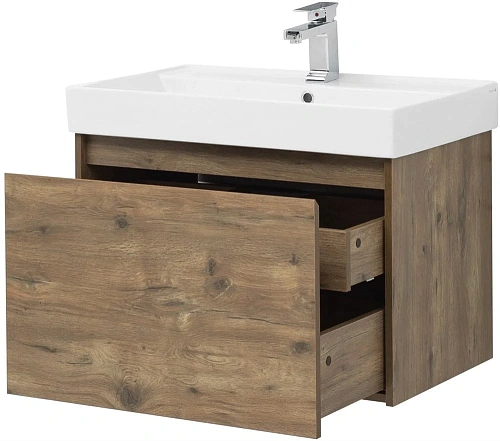 Комплект мебели Aquanet Nova Lite 75 дуб рустикальный (1 ящик) 00254217 Комплект мебели Aquanet Nova Lite 75 дуб рустикальный (1 ящик) 00254217