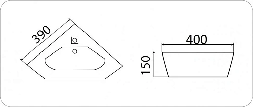 Раковина CeramaLux 7012J подвесная, белый Раковина CeramaLux 7012J подвесная, белый