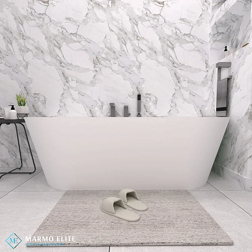 Ванна из искусственного камня Marmo-Elite Альтара PNR-170-88-1 170x88 пристенная, щелевой перелив, глянцевая Ванна из искусственного камня Marmo-Elite Альтара PNR-170-88-1 170x88 пристенная, щелевой перелив, глянцевая