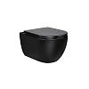 Унитаз подвесной Vincea Evo VT1-34MB безободковый, матовый черный, ультратонкое soft-close сиденье Унитаз подвесной Vincea Evo VT1-34MB безободковый, матовый черный, ультратонкое soft-close сиденье