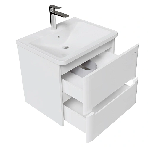 Тумба под раковину GROSSMAN АДЕЛЬ-НОРМА-60 см белая (ум. Aдель-60) подвесная 106038 Тумба под раковину GROSSMAN АДЕЛЬ-НОРМА-60 см белая (ум. Aдель-60) подвесная 106038