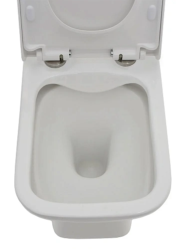 Чаша напольного унитаза AQUAme Rimless AQM1004 с сиденьем SoftClose, горизонтальный выпуск 615x350x4 Чаша напольного унитаза AQUAme Rimless AQM1004 с сиденьем SoftClose, горизонтальный выпуск 615x350x4