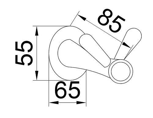 Крючок Boheme Puro 10706 Крючок Boheme Puro 10706