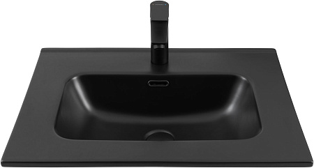 Раковина Aquanet Flat 60 черная матовая 00329253 Раковина Aquanet Flat 60 черная матовая 00329253