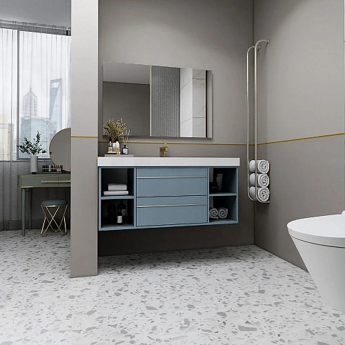 Тумба с раковиной Orans BC-1129-1200 столешница RB003, раковина, цвет: PU032 (1200x550x550) 11291200 Тумба с раковиной Orans BC-1129-1200 столешница RB003, раковина, цвет: PU032 (1200x550x550) 11291200