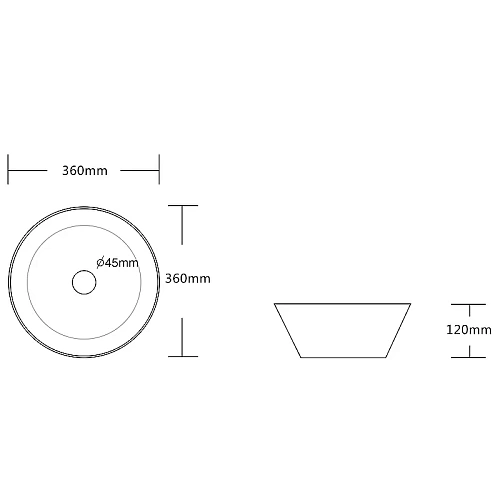 Раковина Ceruttispa CR0079A 360х360х120 накладная, белая, круглая Раковина Ceruttispa CR0079A 360х360х120 накладная, белая, круглая