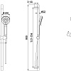 Душевой гарнитур Allen Brau Eclipse 5.E1008-00 хром Душевой гарнитур Allen Brau Eclipse 5.E1008-00 хром