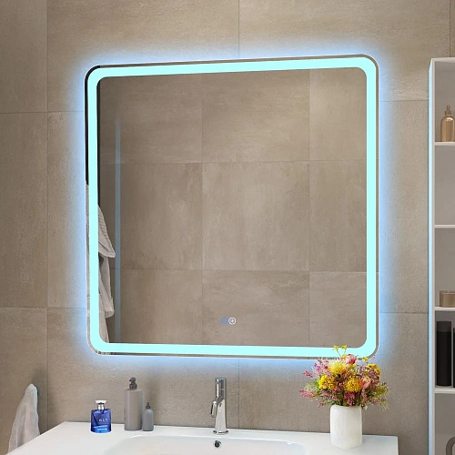 Зеркало CEZARES MULTICOLORE с подсветкой RGB и сенсорным выключателем CZR-SPC-MC-800-800-RGB-TCH 800x800x30 Зеркало CEZARES MULTICOLORE с подсветкой RGB и сенсорным выключателем CZR-SPC-MC-800-800-RGB-TCH 800x800x30