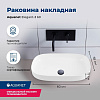 Картинка анонса товара «раковина aquanet elegant-3 60 00326056 накладная»