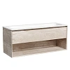 Картинка анонса товара «тумба под раковину sancos marmi 1.0 mr1.0120eg 1195х445х520 дуб галифакс натуральный, подвесная»