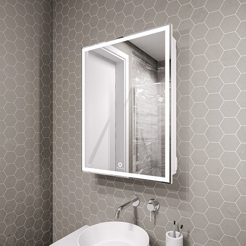 Зеркальный шкаф GROSSMAN "МЕРКАДО-60 см" Пр. с LED подсветкой 206018 Зеркальный шкаф GROSSMAN "МЕРКАДО-60 см" Пр. с LED подсветкой 206018