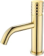 Смеситель для раковины Boheme STICK GOLD DIAMOND GOLD 121-GG Смеситель для раковины Boheme STICK GOLD DIAMOND GOLD 121-GG
