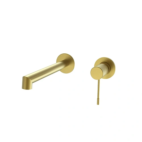 Смеситель для раковины Vincea Desire VBFW-1D1BG встраиваемый однорычажный, брашированное золото Смеситель для раковины Vincea Desire VBFW-1D1BG встраиваемый однорычажный, брашированное золото