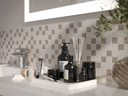 Мозаика Cersanit Tiffany бежевый 30x30 TV2L011 Мозаика Cersanit Tiffany бежевый 30x30 TV2L011