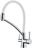 Смеситель для кухни Paulmark SIEGEN, хром/белый, 213111-CrW Si213111-CrW