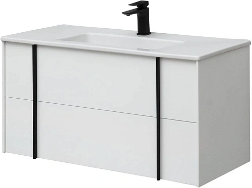 Тумба под раковину Allen Brau Reality 100 1.32007.WM белый матовый Тумба под раковину Allen Brau Reality 100 1.32007.WM белый матовый