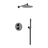 Душевая система Sancos Etna SC9010GG с термостатом, с внутренней частью, вороненая сталь Душевая система Sancos Etna SC9010GG с термостатом, с внутренней частью, вороненая сталь