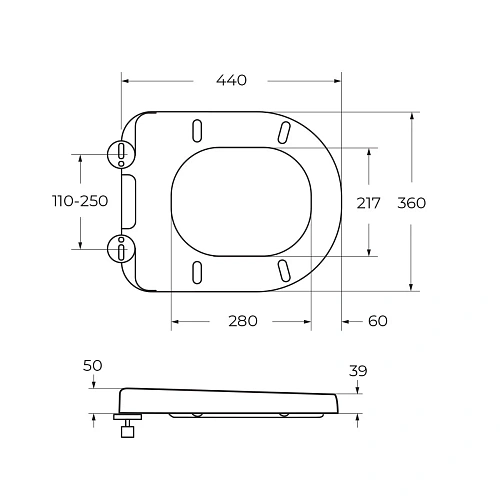 Крышка-сиденье BelBagno BB865SC Крышка-сиденье BelBagno BB865SC
