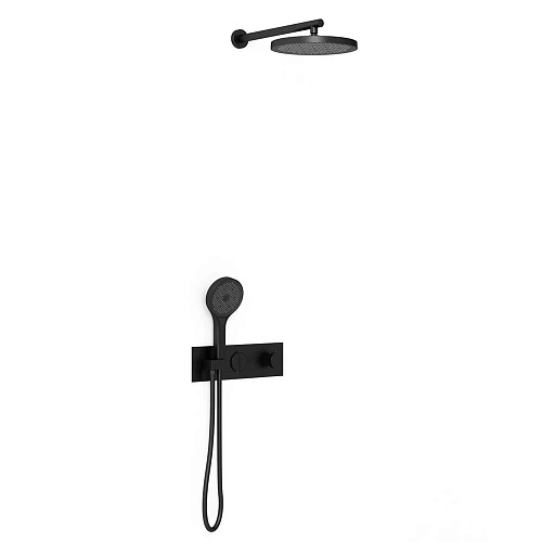 Душевая система Vincea VSFW-422T2MB встраиваемая, термостатический, 2 режима, черный Душевая система Vincea VSFW-422T2MB встраиваемая, термостатический, 2 режима, черный