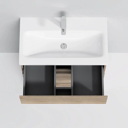 Тумба под раковину AM.PM Gem S M91FSX0752OF S, напольная, 75 см, светлый дуб Тумба под раковину AM.PM Gem S M91FSX0752OF S, напольная, 75 см, светлый дуб