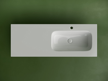 Раковина Ceramica Nova Grace CN7021 мебельная 1210x457x137 с чашей справа и отверстием под смеситель белый Раковина Ceramica Nova Grace CN7021 мебельная 1210x457x137 с чашей справа и отверстием под смеситель белый