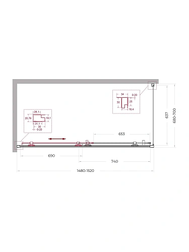Душевой уголок BelBagno UNO-195-AH-1-150/70-C-Cr 150x70 см, профиль хром, стекло прозрачное Душевой уголок BelBagno UNO-195-AH-1-150/70-C-Cr 150x70 см, профиль хром, стекло прозрачное