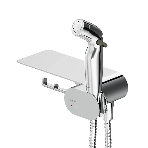 Унитаз подвесной AM.PM Sense CK74H0403W с гигиеническим душем с сиденьем Унитаз подвесной AM.PM Sense CK74H0403W с гигиеническим душем с сиденьем