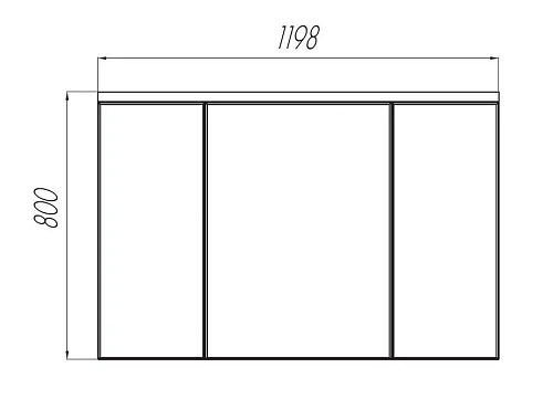 Зеркальный шкаф Aquaton Брук 120 белый 1A200802BC010 Зеркальный шкаф Aquaton Брук 120 белый 1A200802BC010