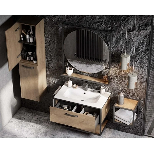 Полка Aquaton Лофт Фабрик дуб кантри 1A242703LTDY0 Полка Aquaton Лофт Фабрик дуб кантри 1A242703LTDY0