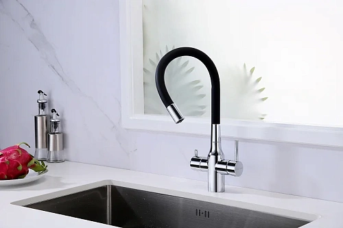 Смеситель для кухни Paulmark Salix хром Sa213419-CR Смеситель для кухни Paulmark Salix хром Sa213419-CR