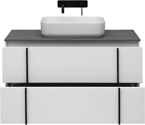 Тумба под раковину Allen Brau Reality 100 1.32007.WM белый матовый Тумба под раковину Allen Brau Reality 100 1.32007.WM белый матовый