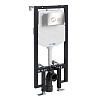 Картинка анонса товара «инсталляция для унитаза wasserkraft vils 56tlt.010.me.bn01 с клавишей смыва никель»