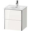 Картинка анонса товара «тумба под раковину duravit xsquare xs432102222 подвесная 51 см белая глянцевый»