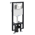 Инсталляция для унитаза WasserKRAFT Vils 56TLT.010.ME.BN01 с клавишей смыва никель Инсталляция для унитаза WasserKRAFT Vils 56TLT.010.ME.BN01 с клавишей смыва никель