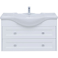 Тумба под раковину Aquanet Монте 105 белый матовый 00303999 Тумба под раковину Aquanet Монте 105 белый матовый 00303999