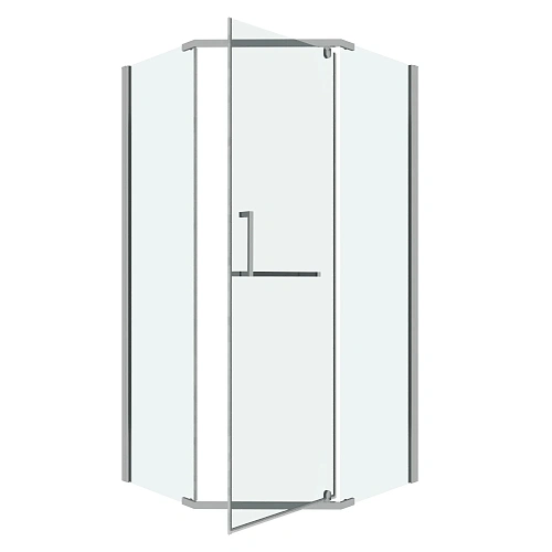 Душевой уголок GROSSMAN Pragma 302.K33.03.1010.10.00 (100x100x195) трапеция,распашн,хром,стекло прозрачн Душевой уголок GROSSMAN Pragma 302.K33.03.1010.10.00 (100x100x195) трапеция,распашн,хром,стекло прозрачн