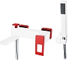 Смеситель для ванны Boheme Q 143-WR WhiteRed