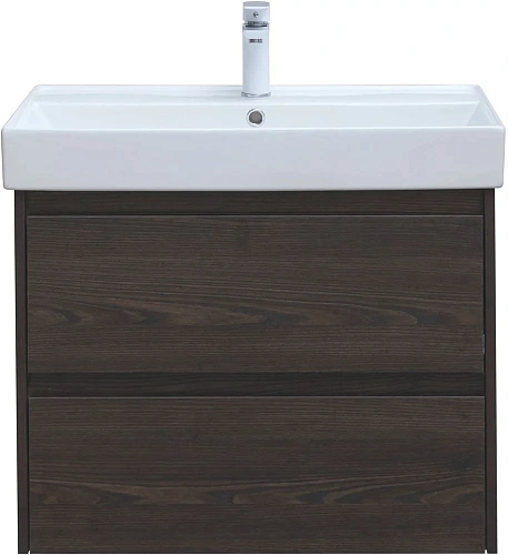 Тумба под раковину Aquanet Nova Lite 75 дуб черный (2 ящика) 00287895 Тумба под раковину Aquanet Nova Lite 75 дуб черный (2 ящика) 00287895