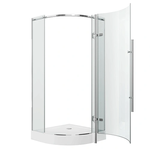 Душевой уголок GROSSMAN Style GR-5090 90x90x190 полукруг, дверь распашная Душевой уголок GROSSMAN Style GR-5090 90x90x190 полукруг, дверь распашная