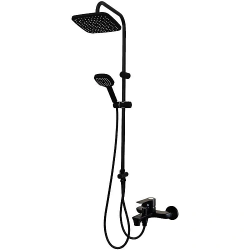 Душевая система Orange Aristo M19-944b с изливом, черный матовый Душевая система Orange Aristo M19-944b с изливом, черный матовый