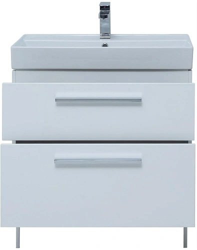 Тумба под раковину Aquanet Nova 75 белый (2 ящика) 00242262 Тумба под раковину Aquanet Nova 75 белый (2 ящика) 00242262