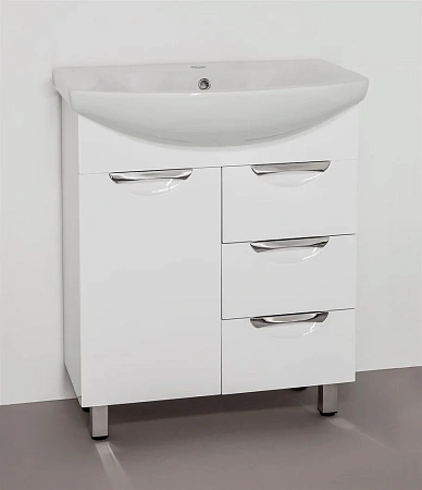 Тумба под раковину Style Line Жасмин 70 (3 ящ.) ЛС-00000036 Тумба под раковину Style Line Жасмин 70 (3 ящ.) ЛС-00000036