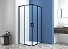 Душевая дверь CeramaLux CL902B-90 раздвижная, черный матовый
