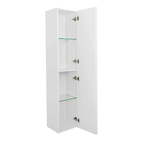 Шкаф-пенал BelBagno KRAFT-1600-1A-SC-BO 330x300x1600мм, Bianco Opaco Шкаф-пенал BelBagno KRAFT-1600-1A-SC-BO 330x300x1600мм, Bianco Opaco