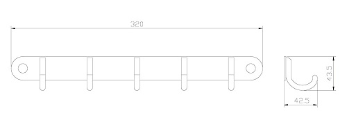 Крючок Rush Bianki BI76253 пятерной Крючок Rush Bianki BI76253 пятерной