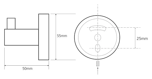 Крючок Bemeta OMEGA 104106022 Крючок Bemeta OMEGA 104106022