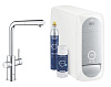 Картинка анонса товара «смеситель для кухни grohe blue home с функциями фильтрации, охлаждения и газирования воды, wi-fi инт 31539000»