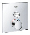 Смеситель для душа GROHE Grohtherm SmartControl на 1 выход, хром (29147000) внешняя часть Смеситель для душа GROHE Grohtherm SmartControl на 1 выход, хром (29147000) внешняя часть