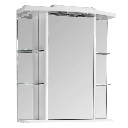 Зеркальный шкаф Aquaton Эмили 80 белый 1A002702EM010 Зеркальный шкаф Aquaton Эмили 80 белый 1A002702EM010