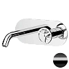 Смеситель для раковины Remer Chrono CH15WBCFP, черный брашированный хром